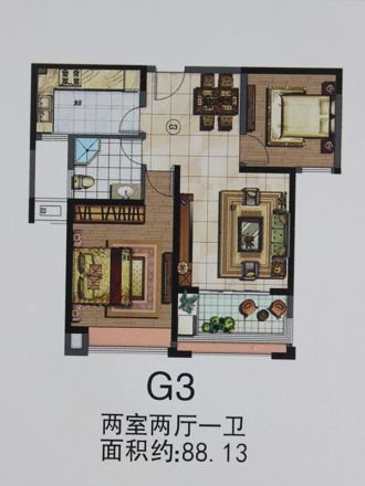 富建·名河雅居户型图