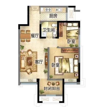 机场社区户型图