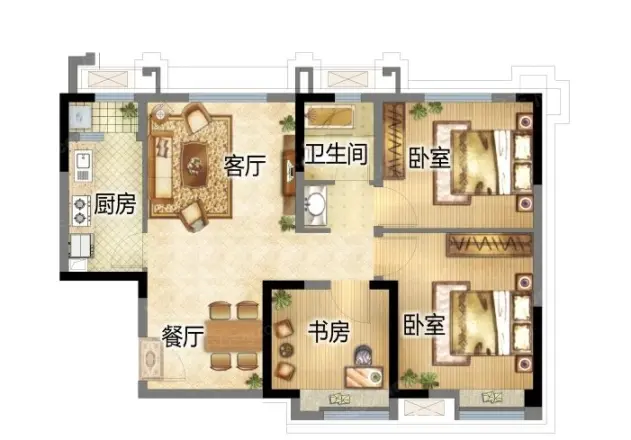 机场社区户型图