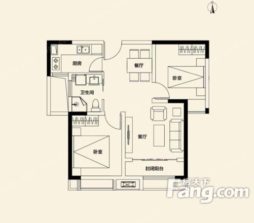 机场社区户型图