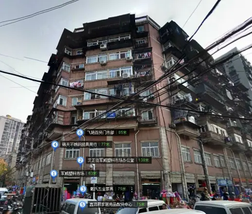 利济南路军威大厦实景图