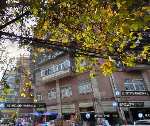 利济南路军威大厦实景图