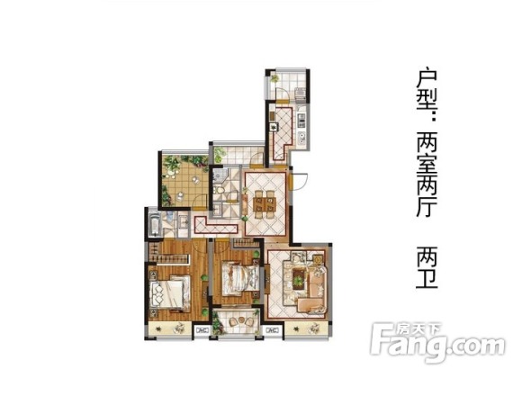 溪铖水岸(普兰店)户型图