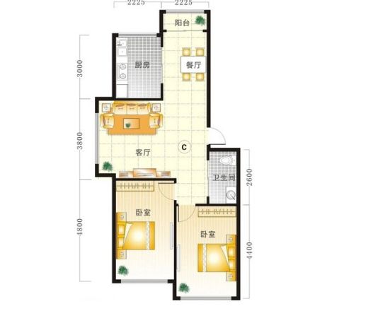鹤鸣绣缔户型图