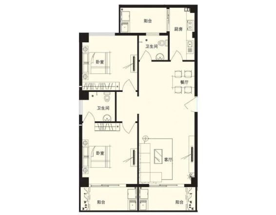 鹤鸣绣缔户型图