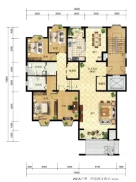 东方维也纳4室2厅1厨2卫建面163.0㎡