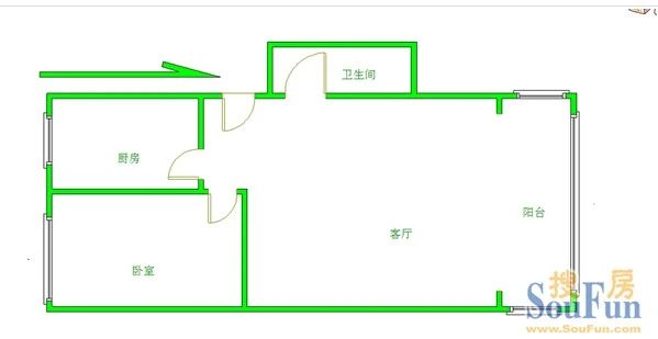 荣景公寓户型图