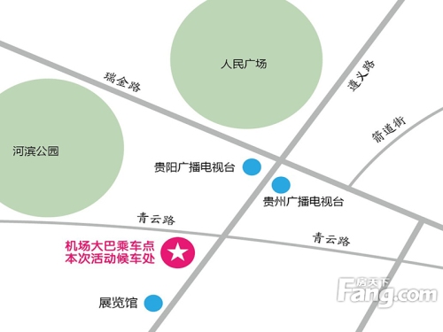 多彩贵州城项目交通图区位候车图（2014-11-26）