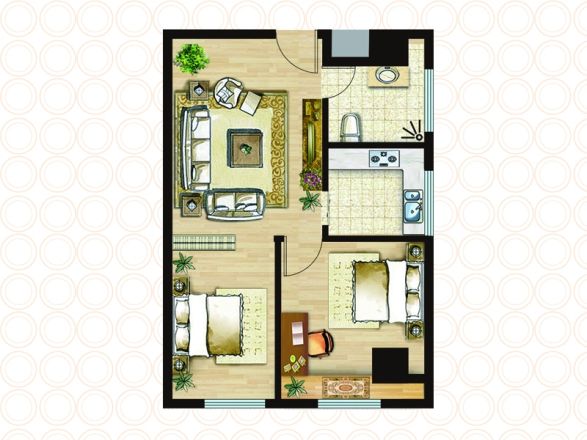 中百城市广场户型图