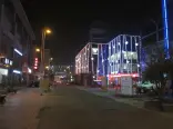 摩登商业街夜景