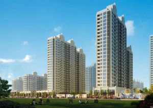 固安标杆社区,园林社区,人车分流,小区绿化环境好