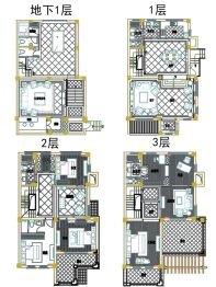 香颂湾6室4厅1厨5卫建面275.0㎡