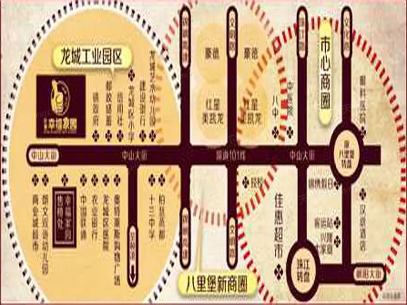 佳惠·幸福家园交通图