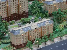 别墅区内单独封闭组团,环境优美,有阳台小院举架高