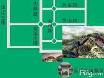 香溪旅游文化广场安康 香溪旅游文化广场 交通图