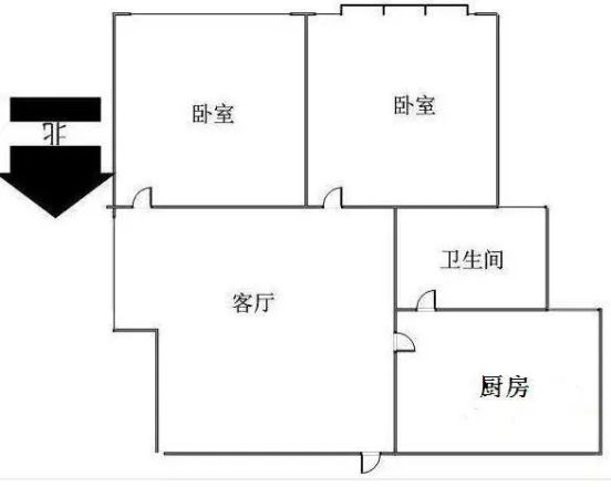 市政公司宿舍户型图