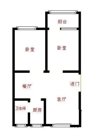 市政公司宿舍户型图