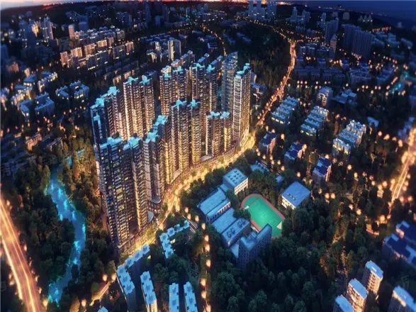 天悦湾商住楼实景图
