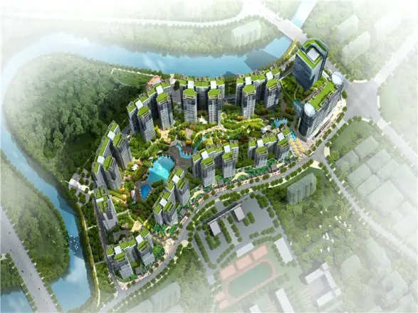 天悦湾商住楼实景图