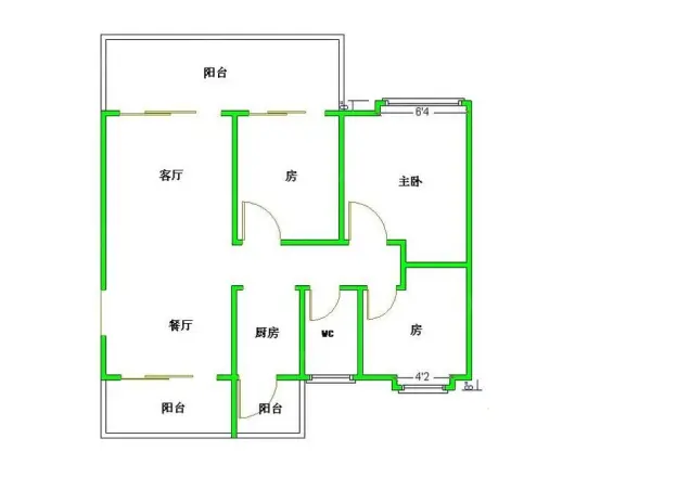 同富路小区户型图
