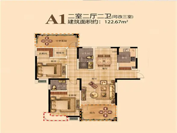 冠景御澜湾户型图