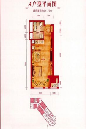 嘉厚炫城国际公寓户型图