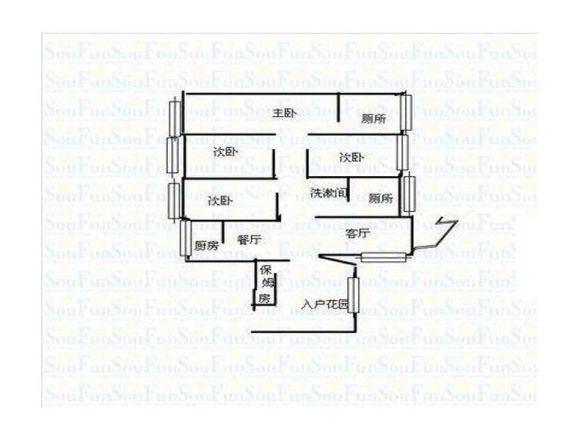 石油公司宿舍户型图