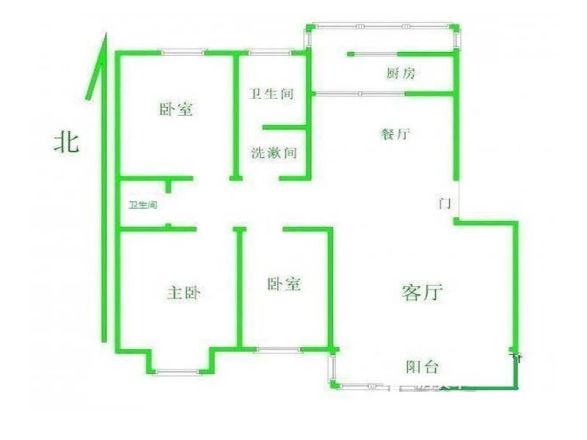 石油公司宿舍户型图
