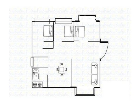 石油公司宿舍户型图
