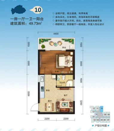 蓝岛滨海康城二期海岸公馆