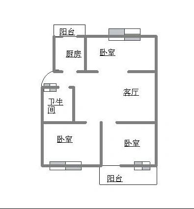 爱民路86号户型图