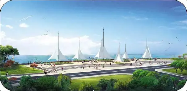 东海黄金海岸实景图