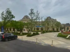 浅山墅地上两层自住标准精装修有露台花园温泉入户