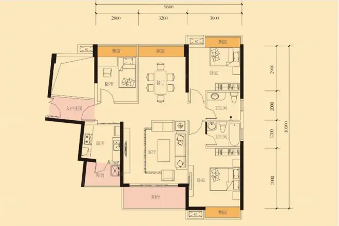 天悦湾商住楼户型图