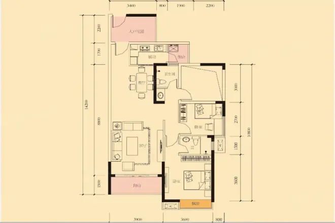 天悦湾商住楼户型图