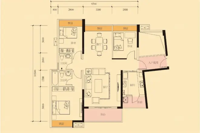 天悦湾商住楼户型图