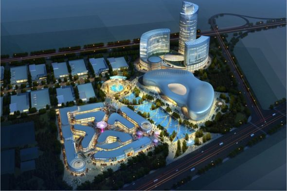 东联名车广场效果图