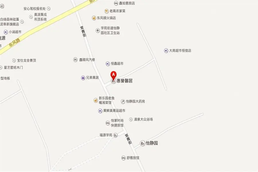 惠誉馨居交通图