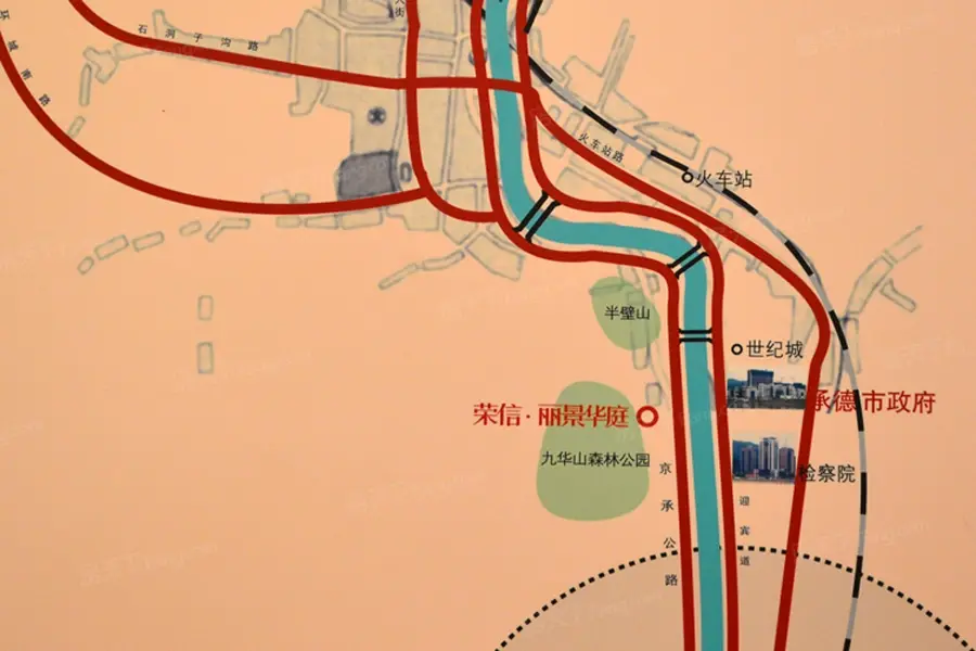 丽景湾交通图