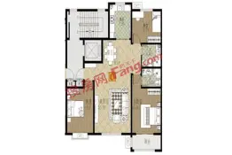 东澜小镇3室2厅1厨2卫建面118.9㎡