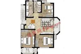 东澜小镇3室2厅1厨1卫建面102.91㎡