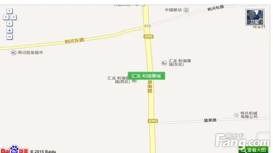 汇龙和谐康城交通图
