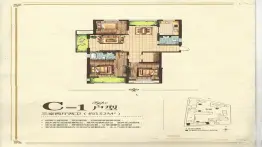城建大同印象3室2厅2卫建面152.0㎡