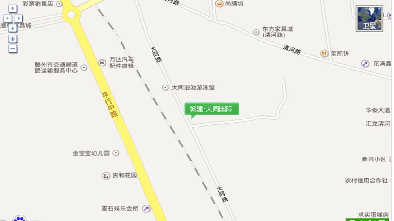 城建大同印象交通图