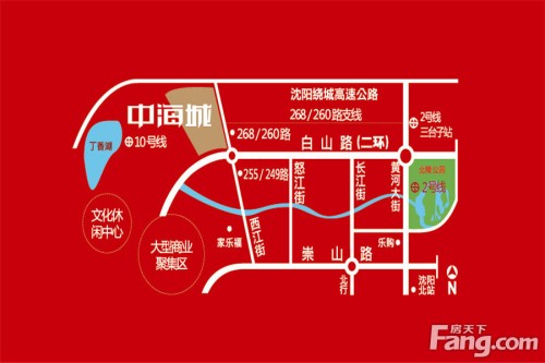 中海城交通图区位图