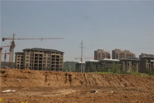 华润金色阳光实景图工程进度（2015-4-22）