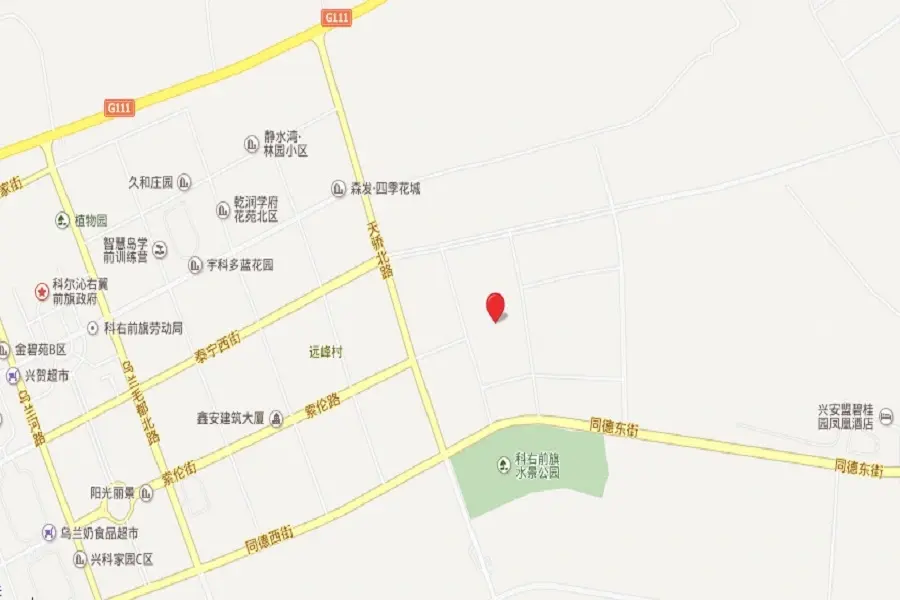 热电 世纪佳苑交通图