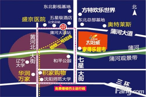 碧桂园·太阳城交通图区位图