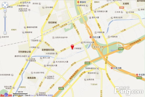 万锦·紫园交通图电子地图