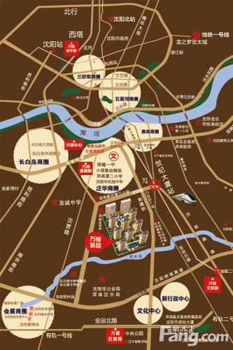 万锦·紫园交通图区位图